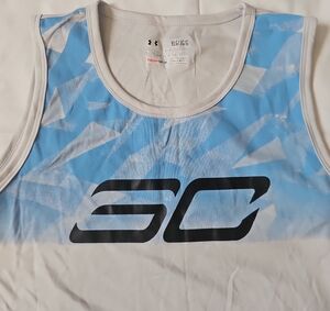 Under Armour Men's Light Blue Graphic Swim Tank